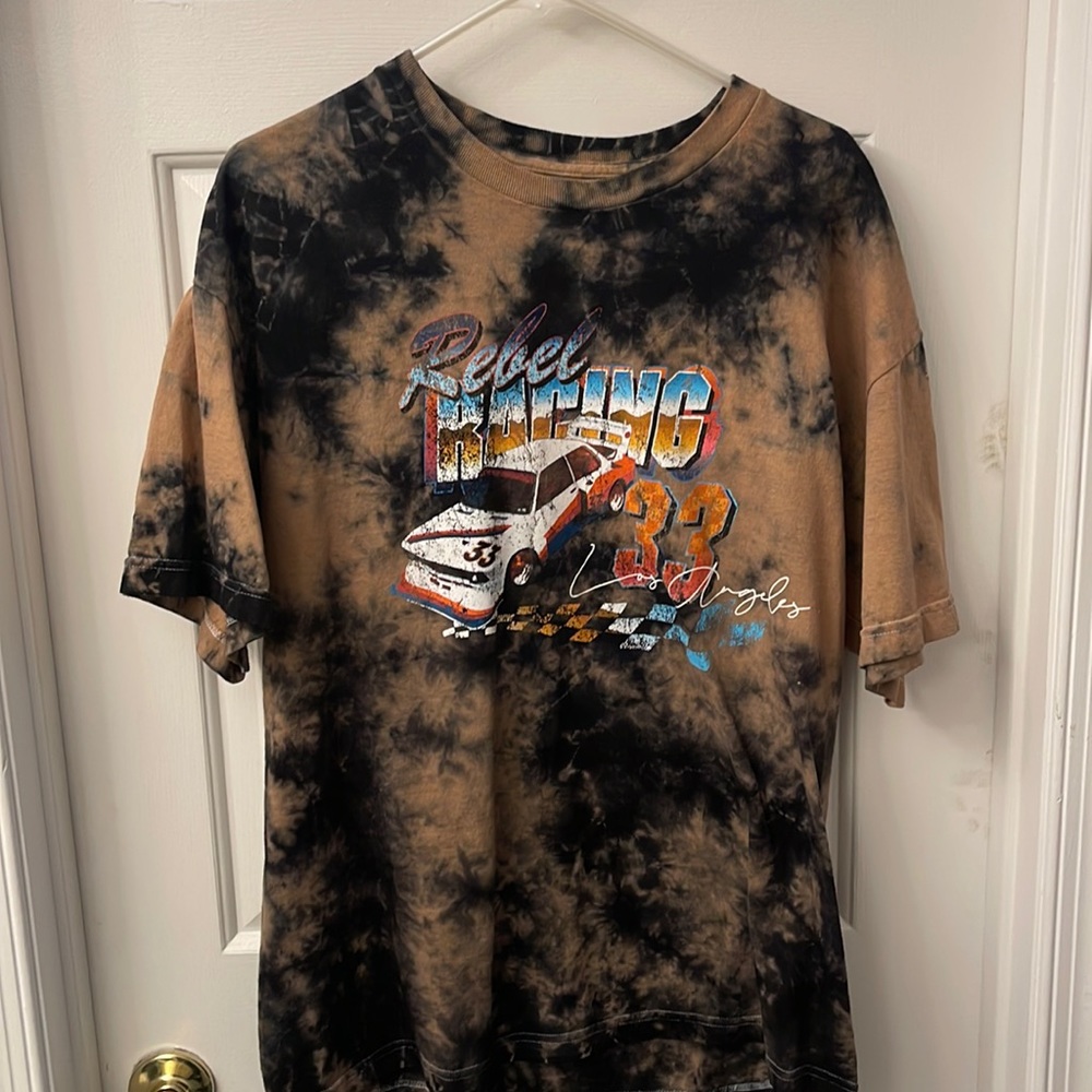 Pacsun Rebel Racing Ice Dyed Tee - Mens L